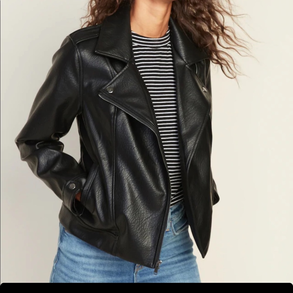 Old Navy Motto Black Jacket size L